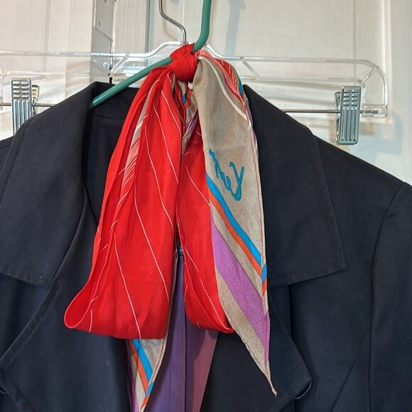 Vintage Kenyo XIIX Karat 100% silk scarf - Picture 5 of 5